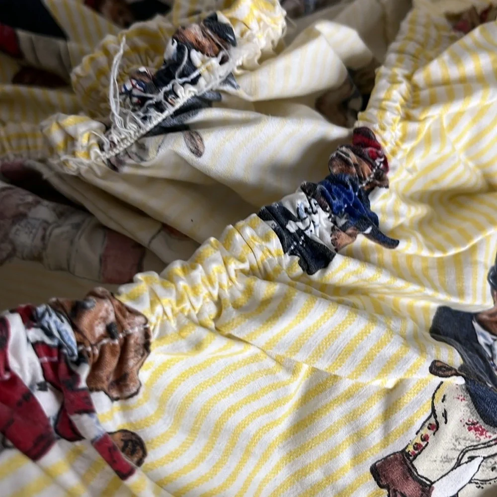 Polo by Ralph Lauren Yellow Striped Bedding Sheets - Picture 3 of 7